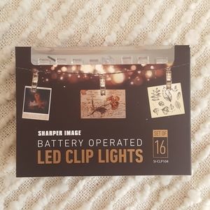 Sharper Image Battery Operated LED Clip Lights
